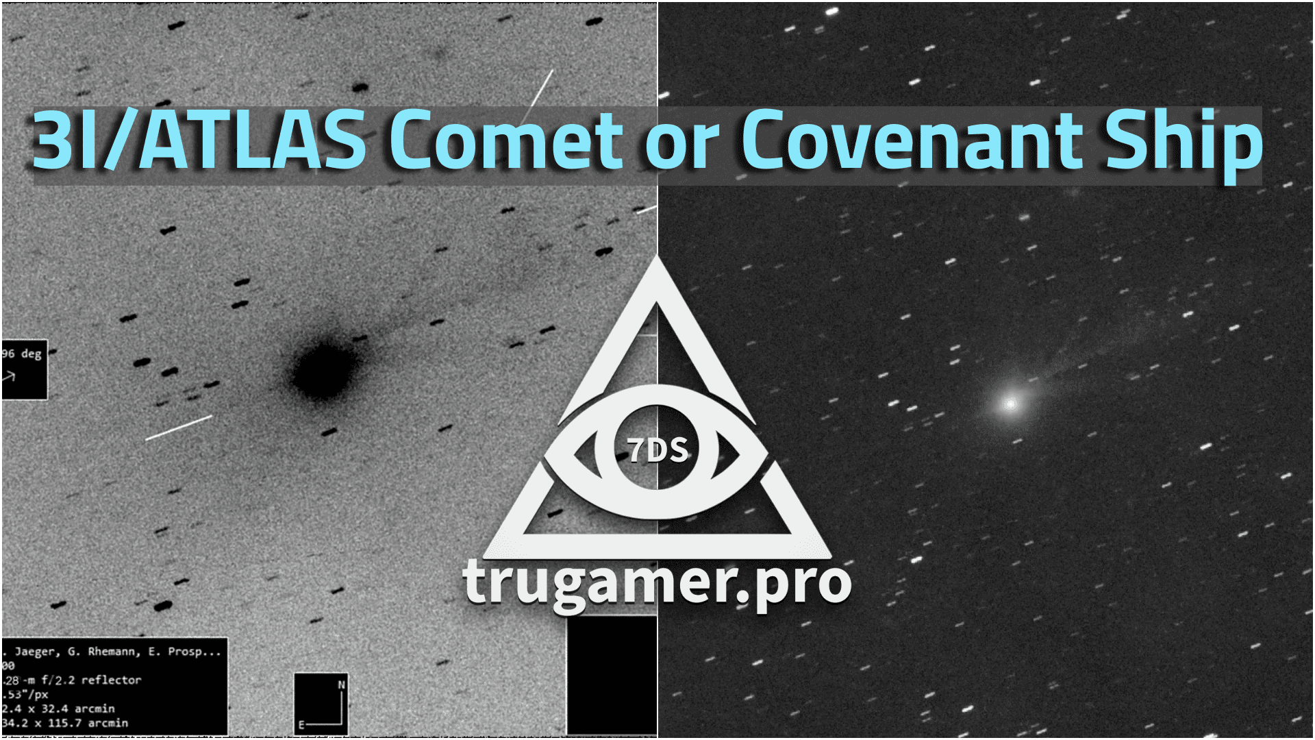 3I/ATLAS COMET or COVENANT SHIP