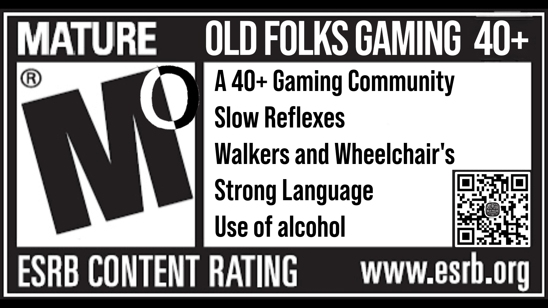Old Folks Gaming a 40+ Community