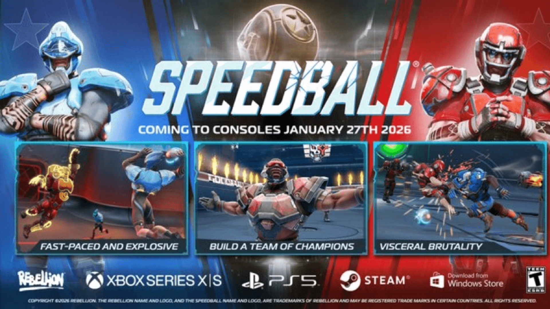 Speed Ball Remake Drops Jan 27, 2026 with an 84% rating 